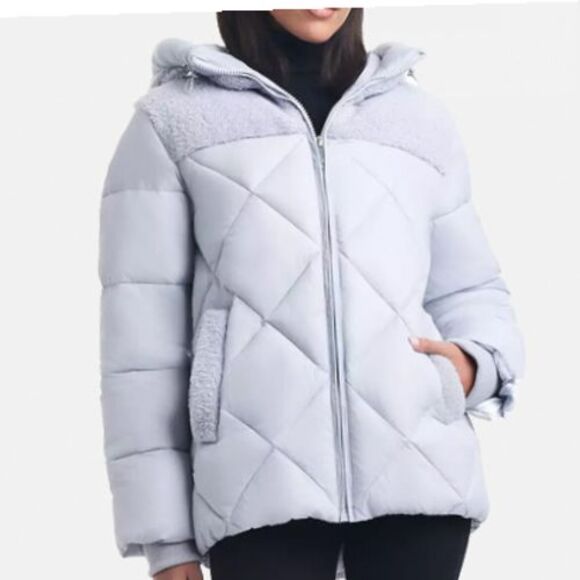 Koolaburra Jackets & Blazers - Koolaburra by UGG Sherpa Mixed-Media Puffer Jacket XL‎